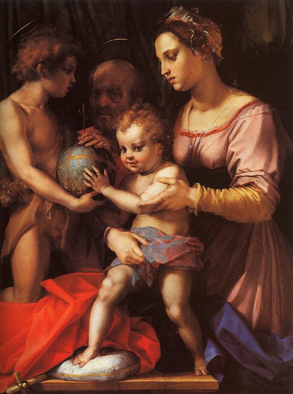 Andrea del Sarto The Holy Family with the Infant St.John